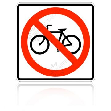 MUTCD R5-6 No Bicycles